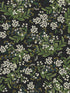 Cornflower fabric in black and green color - pattern number RP7384 - by Rifle Paper Co in the Rifle Paper Co Second Edition collection
