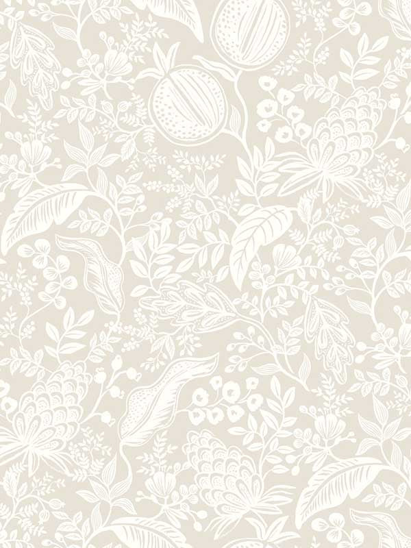Pomegranate wallpaper in beige color - pattern number RP7388 - by Rifle Paper Co in the Rifle Paper Co Second Edition collection