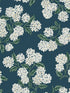 Hydrangea fabric in blue color - pattern number RP7395 - by Rifle Paper Co in the Rifle Paper Co Second Edition collection