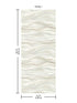 Currents 1 Panel fabric in neutral color - pattern number DD3842M - by Antonina Vella in the Dazzling Dimensions Volume II collection