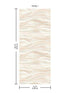 Currents 1 Panel fabric in beige color - pattern number DD3843M - by Antonina Vella in the Dazzling Dimensions Volume II collection