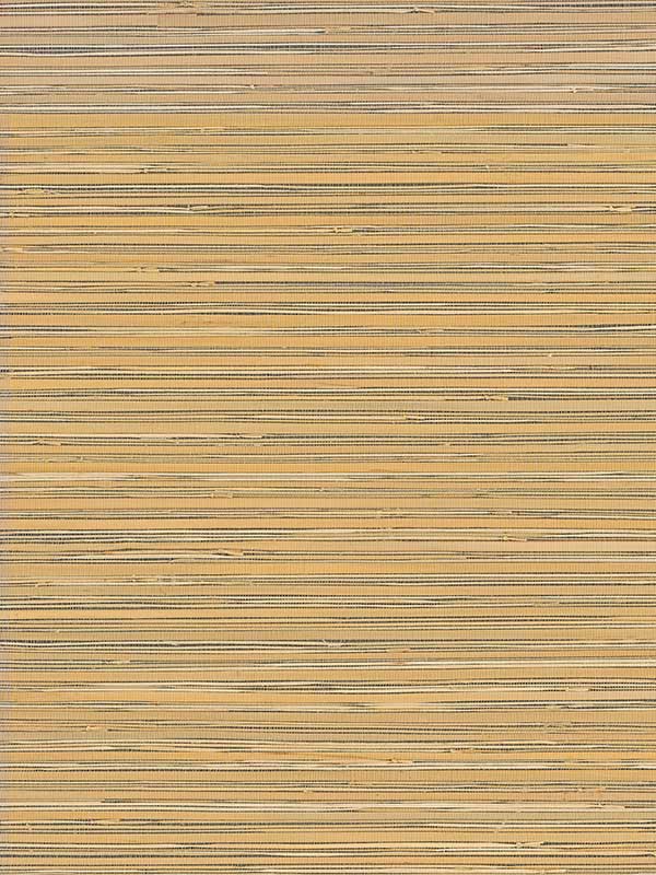 Ushi Modern Grasscloth wallpaper in black color - pattern number 2923-88048 - by A Street Prints in the Twine collection