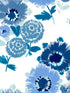 Essie Painterly Floral wallpaper in blue color - pattern number 4081-26324 - by A Street Prints in the Happy collection