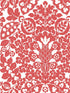 Marni Fruit Damask wallpaper in red color - pattern number 4081-26336 - by A Street Prints in the Happy collection