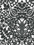 Marni Fruit Damask wallpaper in black color - pattern number 4081-26337 - by A Street Prints in the Happy collection