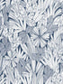 Bannon Leaves wallpaper in blue color - pattern number 4081-26342 - by A Street Prints in the Happy collection
