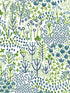 Chilton Wildflowers fabric in teal color - pattern number 4081-26347 - by A Street Prints in the Happy collection