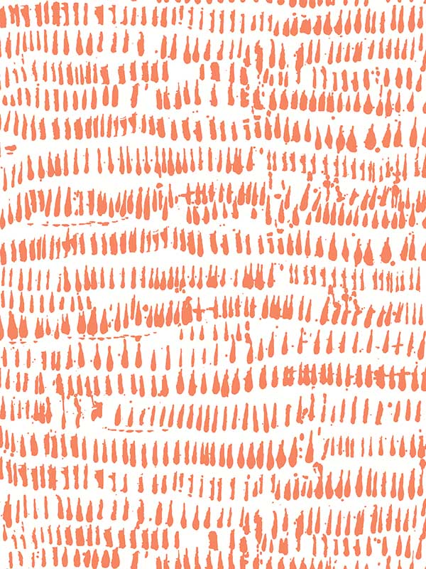 Runes Brushstrokes wallpaper in orange color - pattern number 4081-26359 - by A Street Prints in the Happy collection