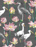Barton Heron wallpaper in grey color - pattern number 4081-87553 - by A Street Prints in the Happy collection