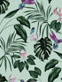 Hummingbird wallpaper in mint color - pattern number WLD53115W - by OhPopsi in the Wild collection
