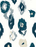 Animal Ikat fabric in white color - pattern number WLD53118W - by OhPopsi in the Wild collection