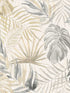 Tropica wallpaper in light grey color - pattern number WLD53130W - by OhPopsi in the Wild collection