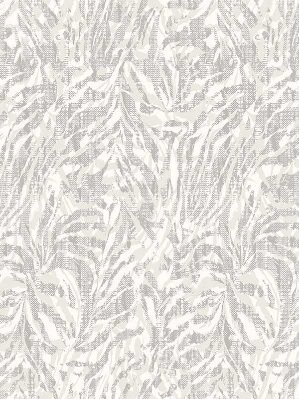 Zebra wallpaper in light grey color - pattern number WLD53133W - by OhPopsi in the Wild collection