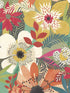 Janis Floral Riot fabric in olive color - pattern number CEP50105W - by OhPopsi in the Concept collection