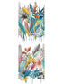Sierra Urban Tropic fabric in blue color - pattern number CEP50108W - by OhPopsi in the Concept collection