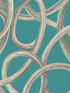 Calix Twisted Geo fabric in turquoise color - pattern number CEP50124W - by OhPopsi in the Concept collection