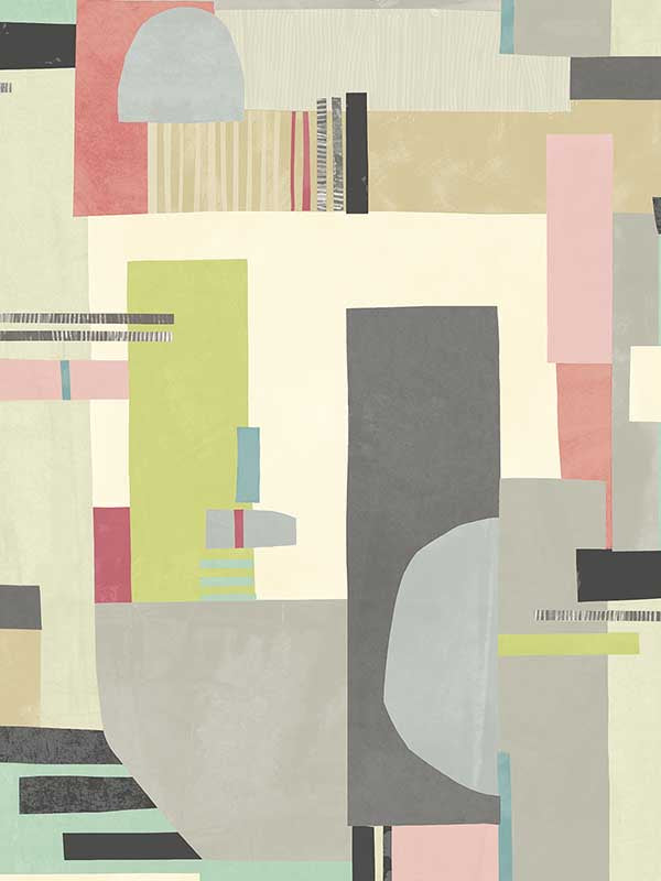 Rhodes Blocs wallpaper in pastel color - pattern number CEP50134W - by OhPopsi in the Concept collection