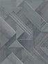 Cassian Wood Geometric fabric in denim color - pattern number 4041-35301 - by Advantage in the Passport collection
