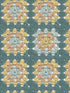 Maud Crochet Geometric fabric in teal color - pattern number 3124-13862 - by Chesapeake in the Thoreau collection