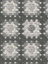 Maud Crochet Geometric fabric in grey color - pattern number 3124-13865 - by Chesapeake in the Thoreau collection