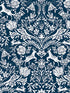 Forest Dance Damask fabric in navy color - pattern number 3124-13883 - by Chesapeake in the Thoreau collection