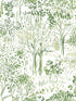 Walden Forest fabric in green color - pattern number 3124-13891 - by Chesapeake in the Thoreau collection