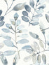 Pinnate Leaves wallpaper in blue color - pattern number 3124-13908 - by Chesapeake in the Thoreau collection