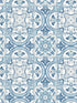 Concord Medallion wallpaper in blue color - pattern number 3124-13962 - by Chesapeake in the Thoreau collection