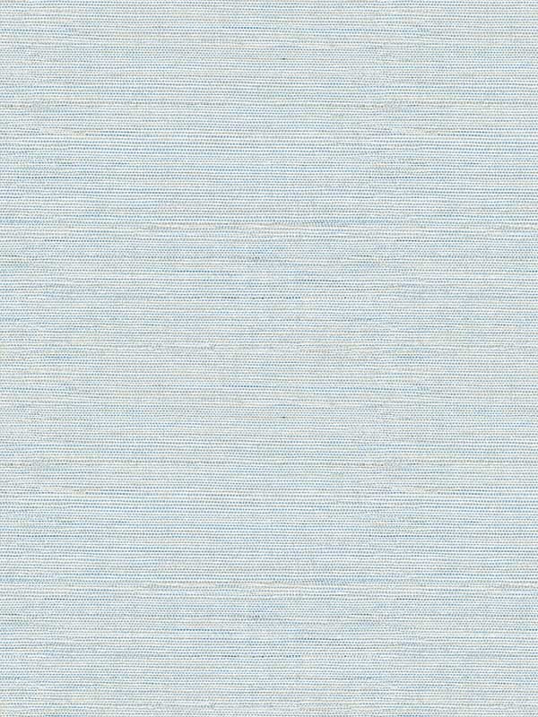 Agave Faux Grasscloth wallpaper in blue color - pattern number 3124-24283 - by Chesapeake in the Thoreau collection