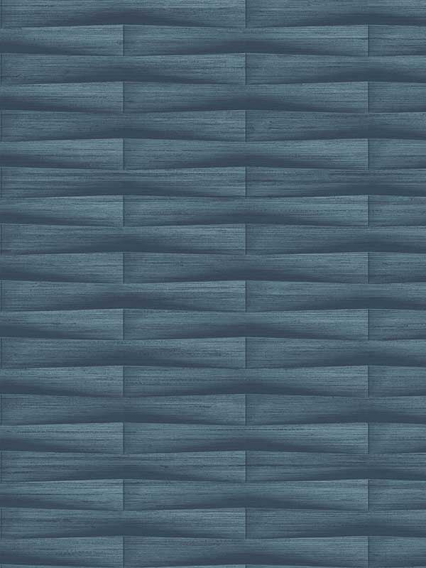 Gator Geometric Stripe fabric in blue color - pattern number 2988-70002 - by A Street Prints in the Inlay collection