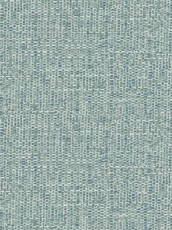 Snuggle Woven Texture wallpaper in teal color - pattern number 2988-70904 - by A Street Prints in the Inlay collection