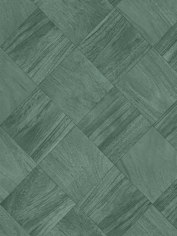 Thriller Wood Tile wallpaper in green color - pattern number 2988-70804 - by A Street Prints in the Inlay collection