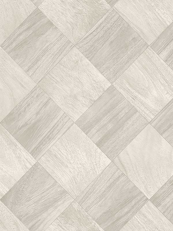 Thriller Wood Tile wallpaper in light grey color - pattern number 2988-70808 - by A Street Prints in the Inlay collection