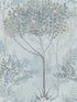 Orchard fabric in blue and grey color - pattern number MN1820 - by York in the Mediterranean collection