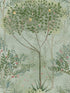 Orchard fabric in green color - pattern number MN1823 - by York in the Mediterranean collection