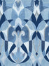 Malta fabric in blue and silver color - pattern number MN1920 - by York in the Mediterranean collection
