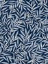 Rowan fabric in navy color - pattern number AC9133 - by Ronald Redding in the Arts and Crafts collection