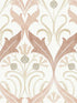 Pine Cone Ribbon wallpaper in blush color - pattern number AC9175 - by Ronald Redding in the Arts and Crafts collection