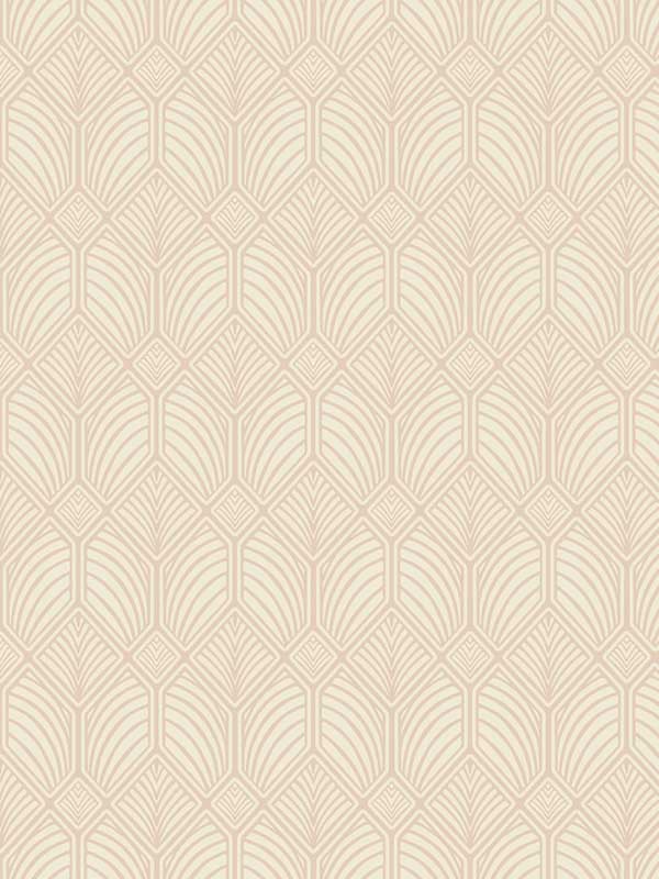 Craftsman wallpaper in blush color - pattern number AC9186 - by Ronald Redding in the Arts and Crafts collection
