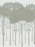 Oakwood Grove wallpaper in white color - pattern number AC9221D - by Ronald Redding in the Arts and Crafts collection