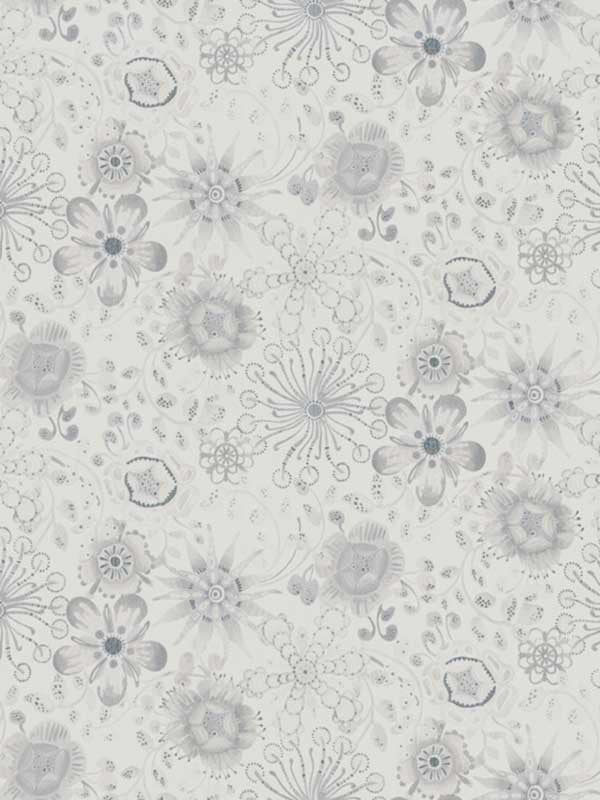 Magic Garden fabric in grey color - pattern number MI10311 - by York in the Missoni Home 04 collection