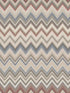 Happy Zigzag fabric in orange color - pattern number MI10330 - by York in the Missoni Home 04 collection