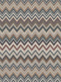 Happy Zigzag fabric in green and brown color - pattern number MI10332 - by York in the Missoni Home 04 collection