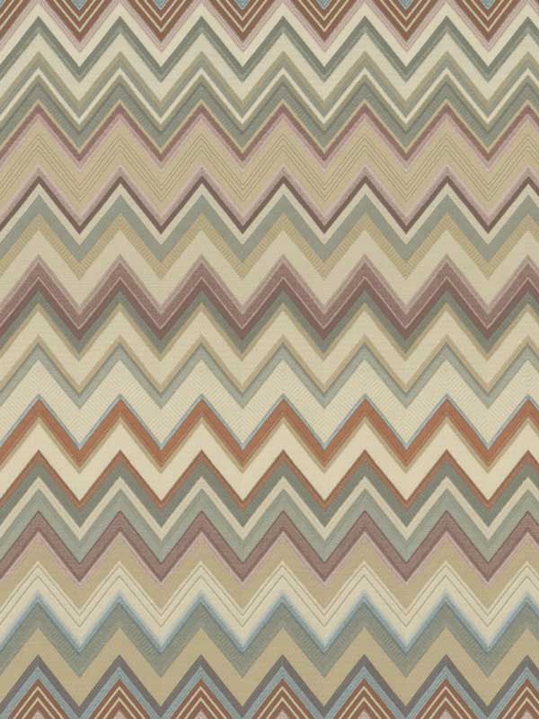 Happy Zigzag fabric in gold color - pattern number MI10336 - by York in the Missoni Home 04 collection