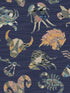 Constellations fabric in blue color - pattern number MI10353 - by York in the Missoni Home 04 collection