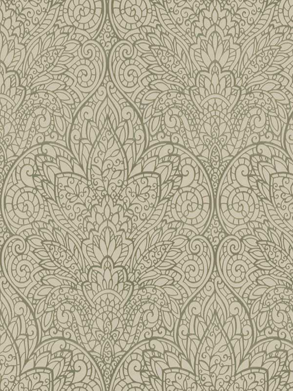 Paradise fabric in brown metallic color - pattern number CD4010 - by Candice Olson in the After Eight collection