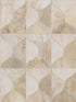 Burlwood Ogee fabric in white color - pattern number DT5002 - by Candice Olson in the After Eight collection
