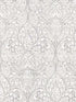 Paradise fabric in bright white and silver color - pattern number DT5011 - by Candice Olson in the After Eight collection
