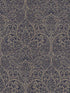 Paradise fabric in navy and gold color - pattern number DT5013 - by Candice Olson in the After Eight collection