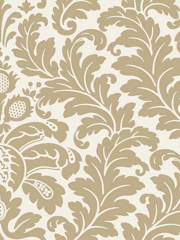 Modern Romance fabric in gold metallic color - pattern number DT5045 - by Candice Olson in the After Eight collection